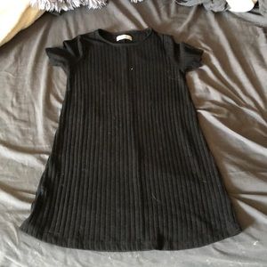 Abercrombie black t shirt dress